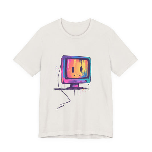 Sad Linux PC T-Shirt – Colorful Geek Apparel