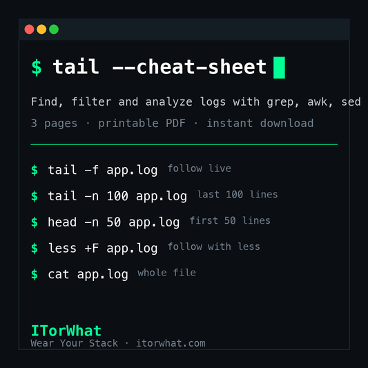 Log Analysis Cheat Sheet - ITorWhat